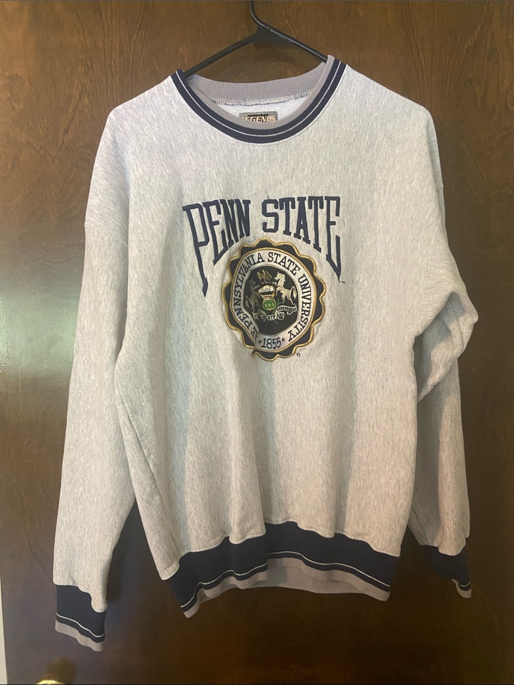 Penn State Vintage Men's Gray Crewneck Sweatshirt